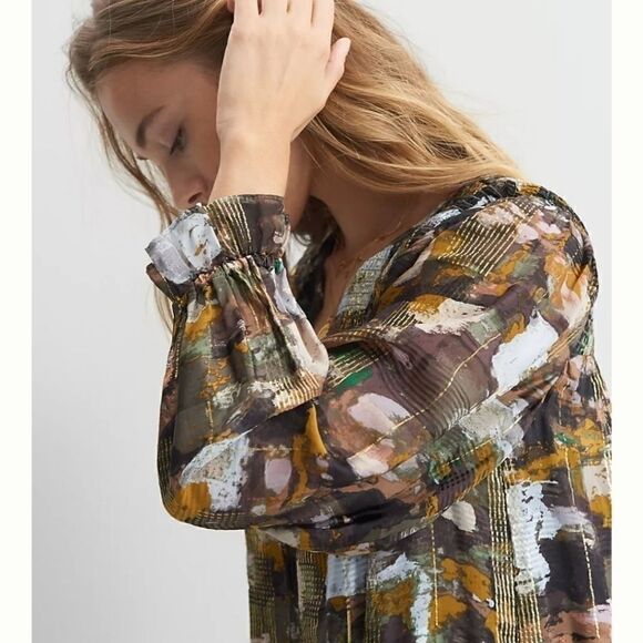 Anthropologie Blair Shimmer Maxi Dress - Picture 4 of 12